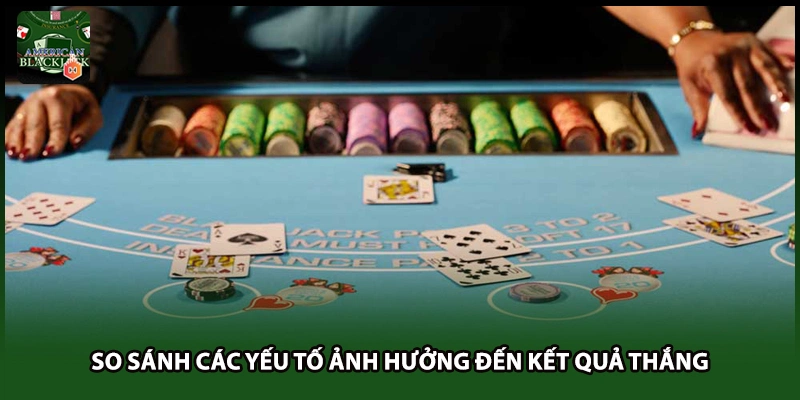 So sánh các yếu tố ảnh hưởng đến kết quả thắng